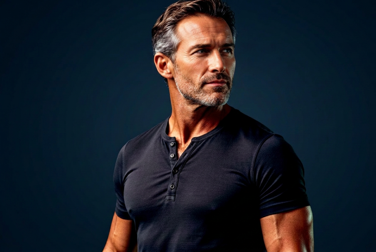 Confident man at ReGenesis Longevity Clinic ED clinic in Edmonton and Calgary